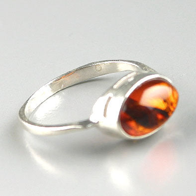 Amber Oval Ring