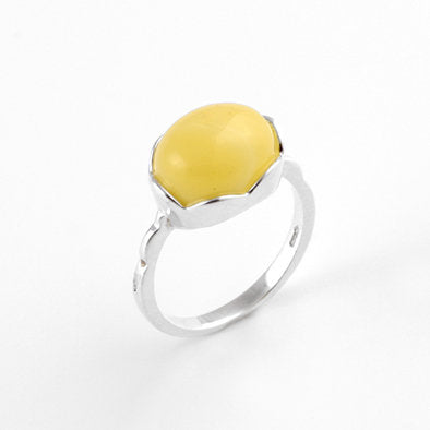 Bump Butterscotch Oval Ring