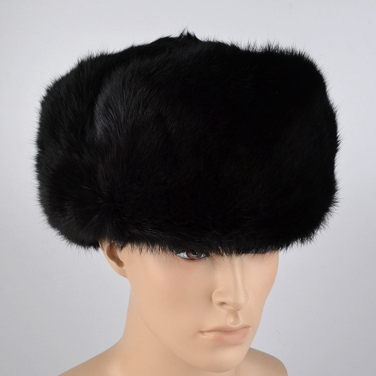 Real Hare-Rabbit Fur Russian Hat Shapka