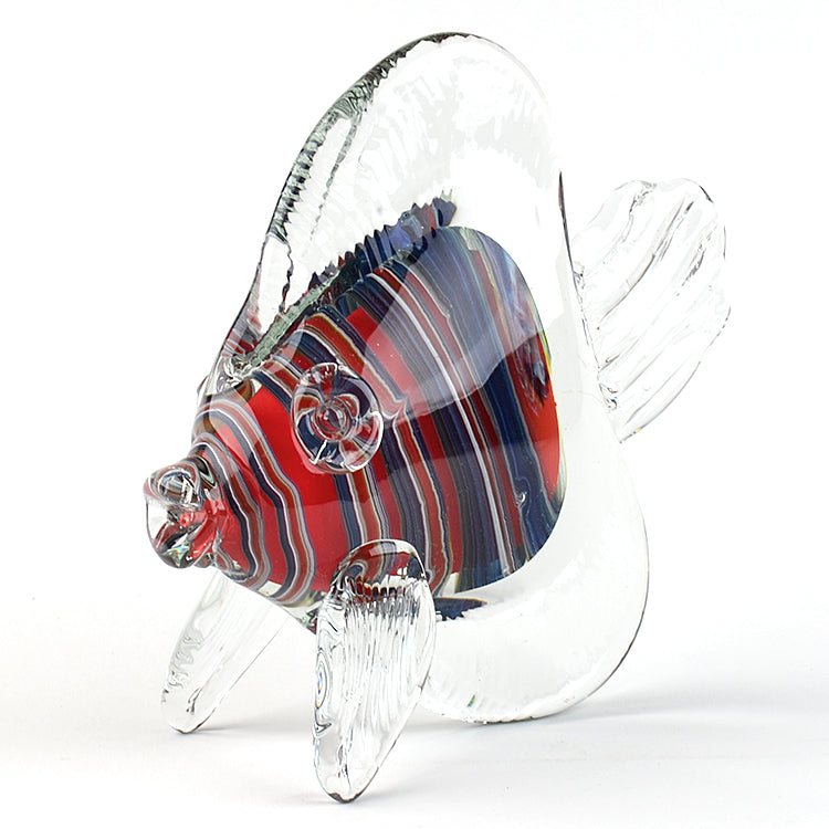 Murano Style Art Glass Angel Fish