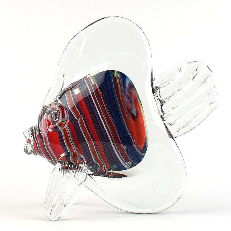 Murano Style Art Glass Angel Fish