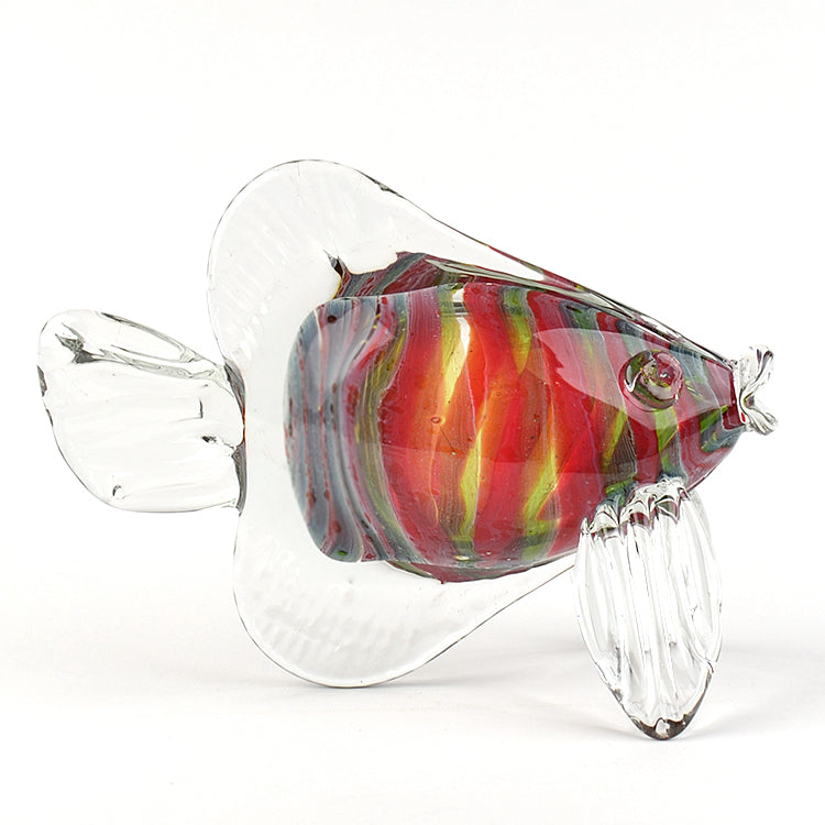 Handcrafted Figurine Tropical Art Glass Fish