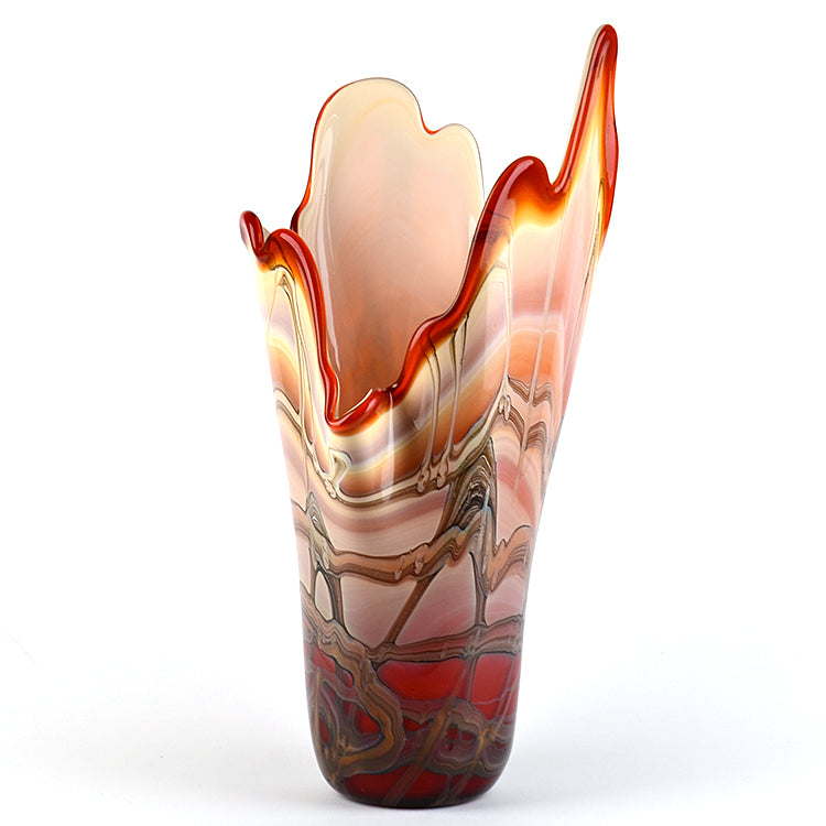 Impressive Fantasy Art Glass Vase