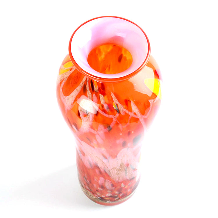 Russian Artisan-Crafted Handblown Vase