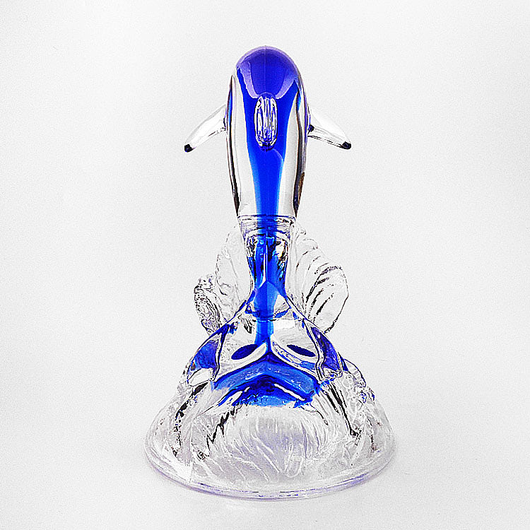 Blue Dolphin Art Glass