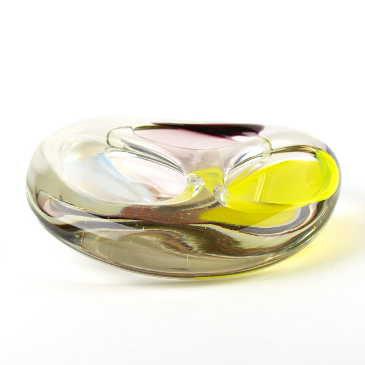 Murano Style Art Glass Trinket Dish