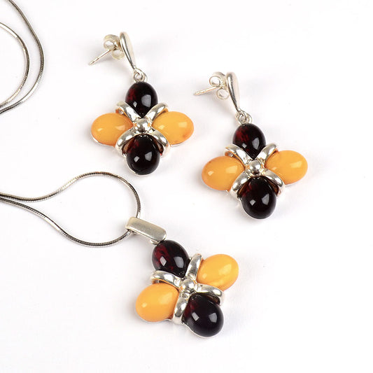 Butterscotch & Cherry Amber Set