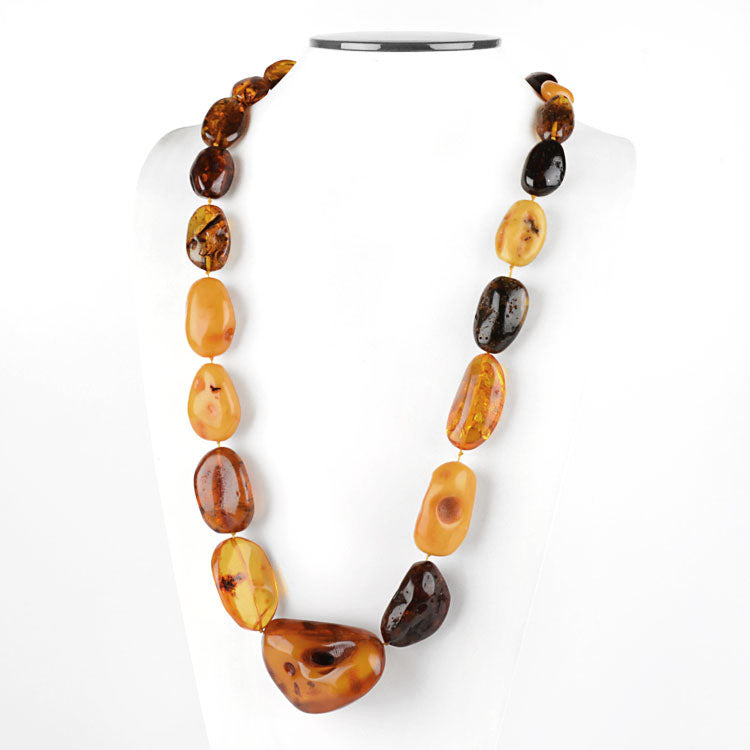 Giant Natural Amber Necklace