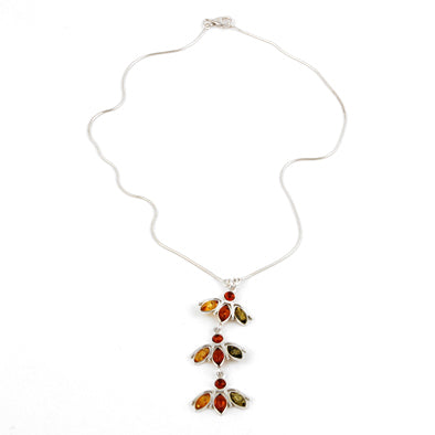 Amber Petals Necklace