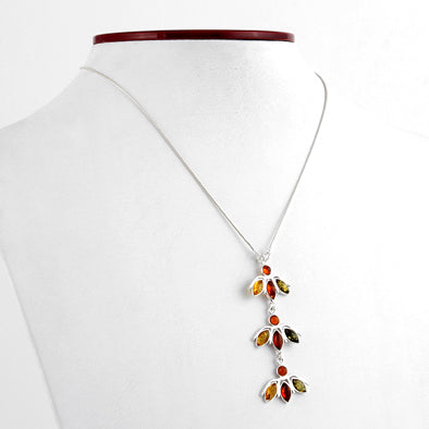 Amber Petals Necklace