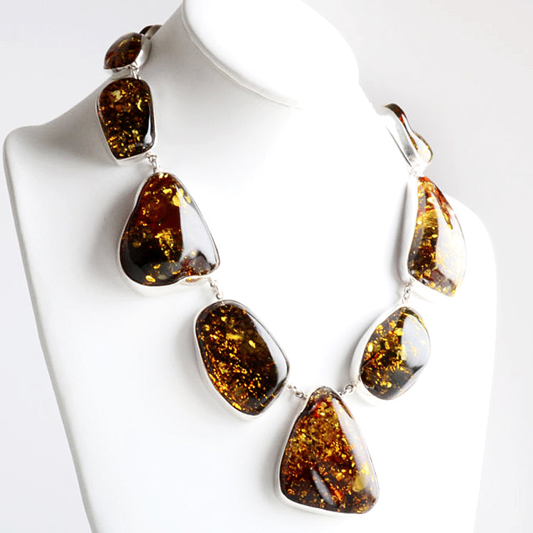 Majestic Baltic Amber Necklace