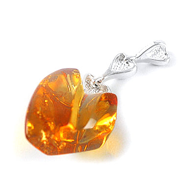 Valentine's Honey Heart Pendant