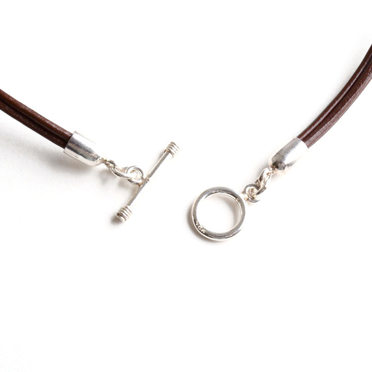 Amber & Silver Cluster Necklace