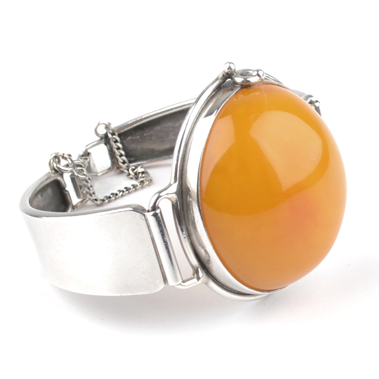 Vintage Royal Butterscotch Amber Cuff Bracelet