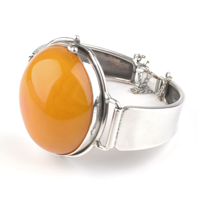 Vintage Royal Butterscotch Amber Cuff Bracelet