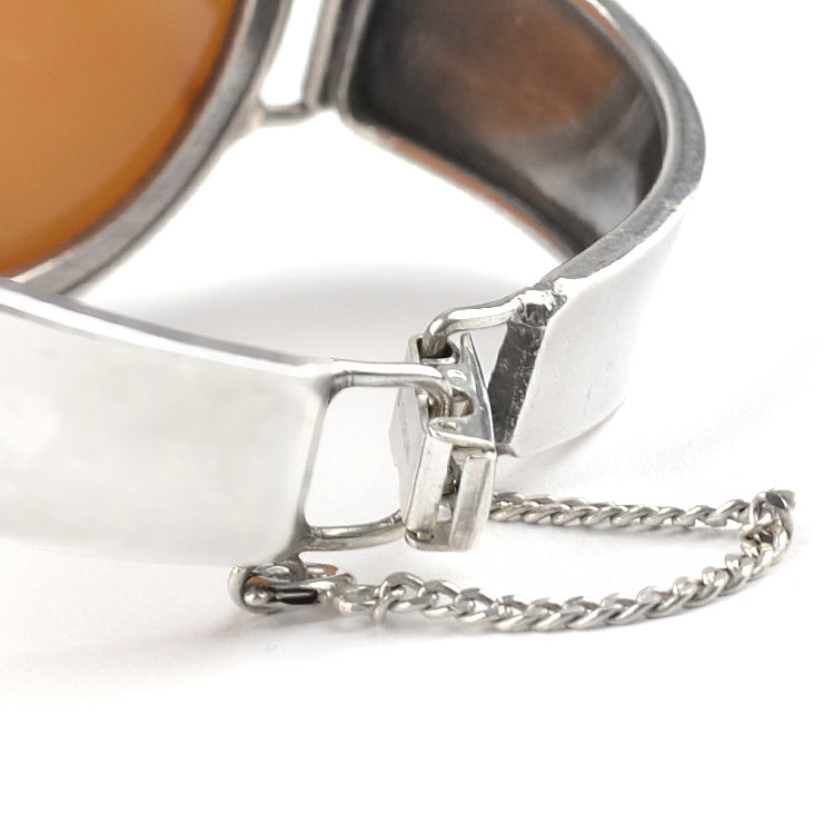 Vintage Royal Butterscotch Amber Cuff Bracelet