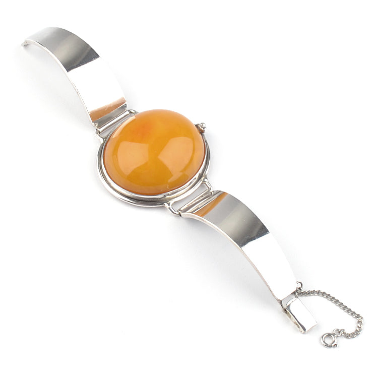 Vintage Royal Butterscotch Amber Cuff Bracelet