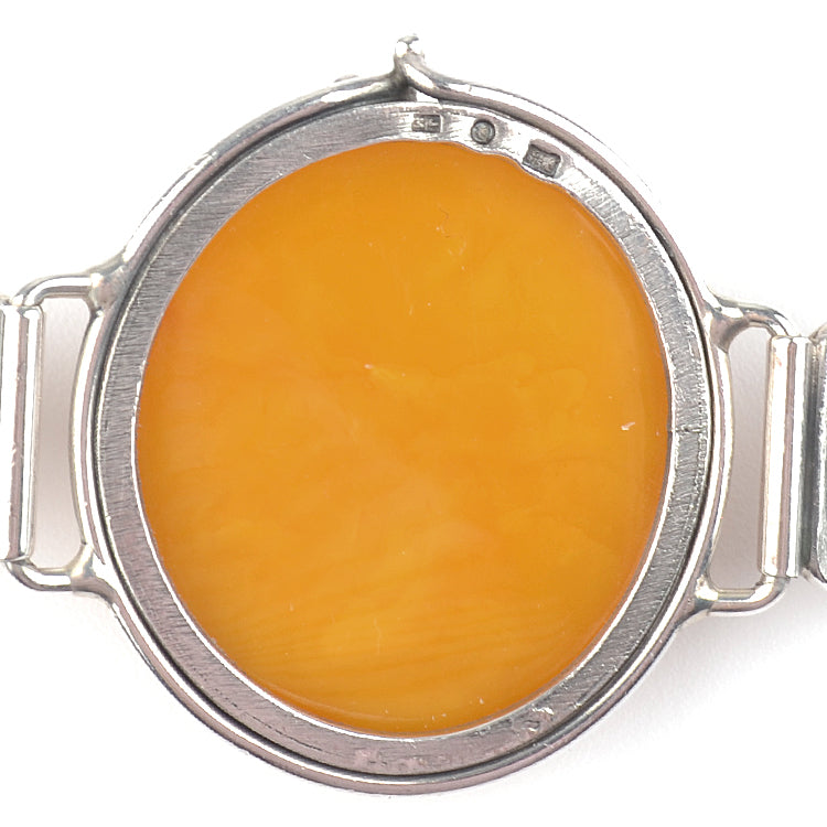 Vintage Royal Butterscotch Amber Cuff Bracelet