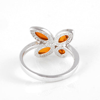 Petals Amber Ring
