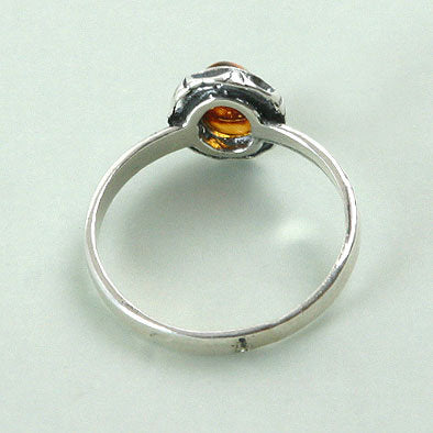 Elegant Amber Ring