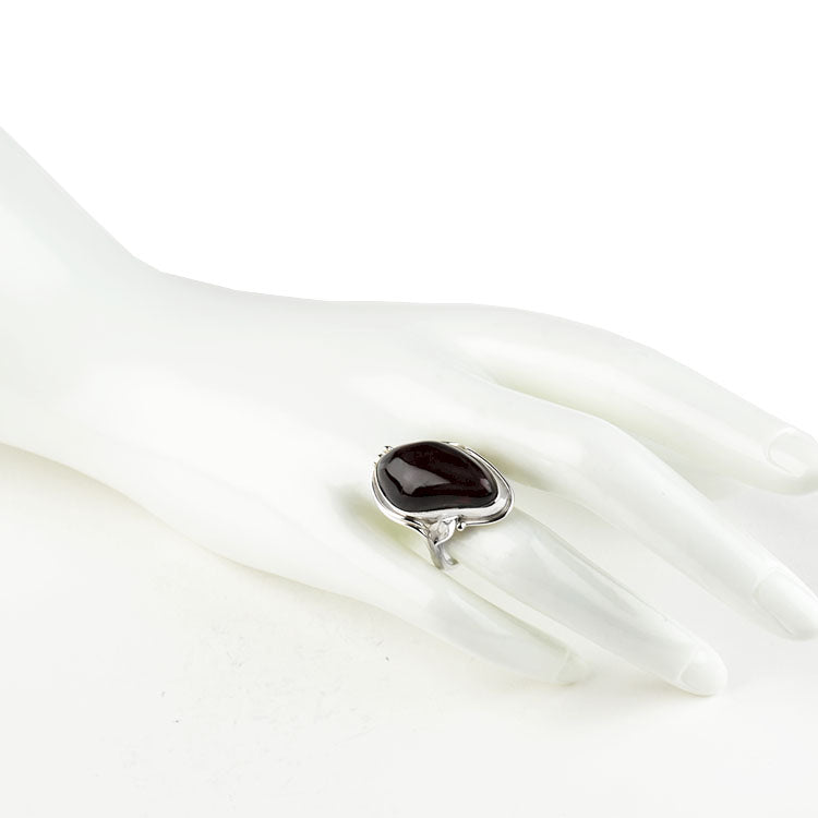 Artisan Cherry Amber Ring