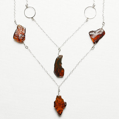 Designed Amber Necklace