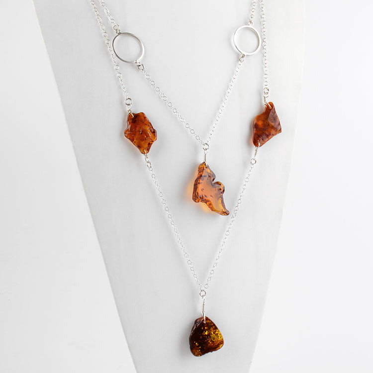 Designed Amber Necklace