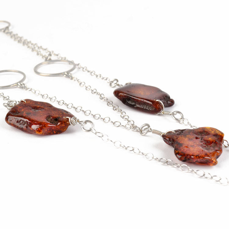 Designed Amber Necklace