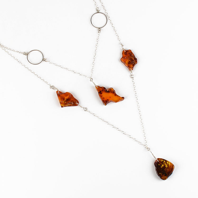 Designed Amber Necklace