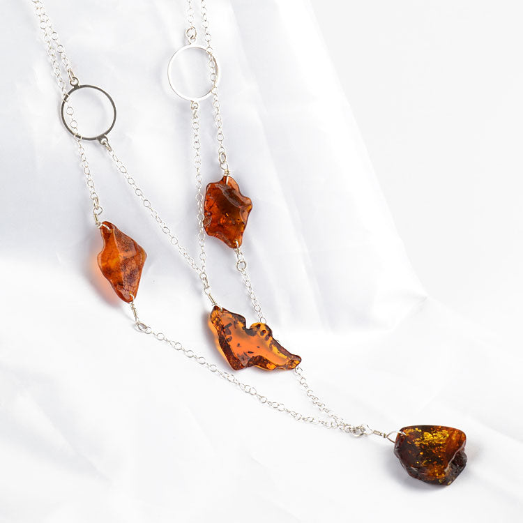 Designed Amber Necklace