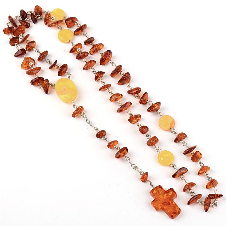 Simple Honey Amber Rosary