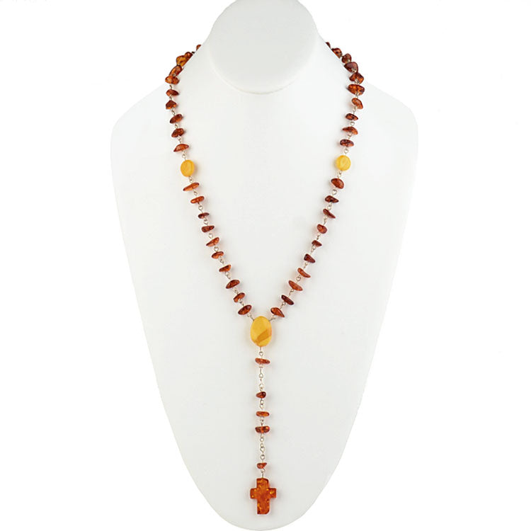 Simple Honey Amber Rosary