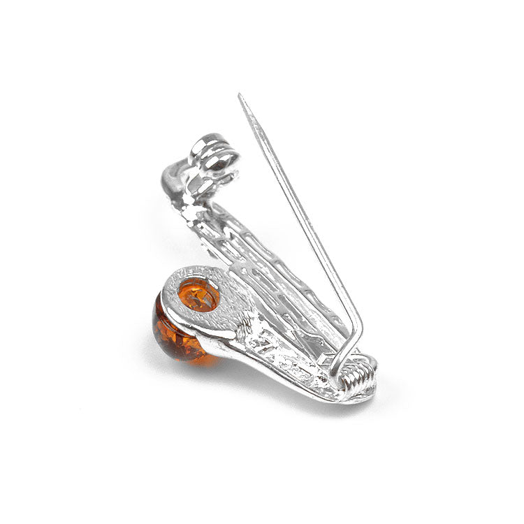 Honey Amber Saxophone Pin