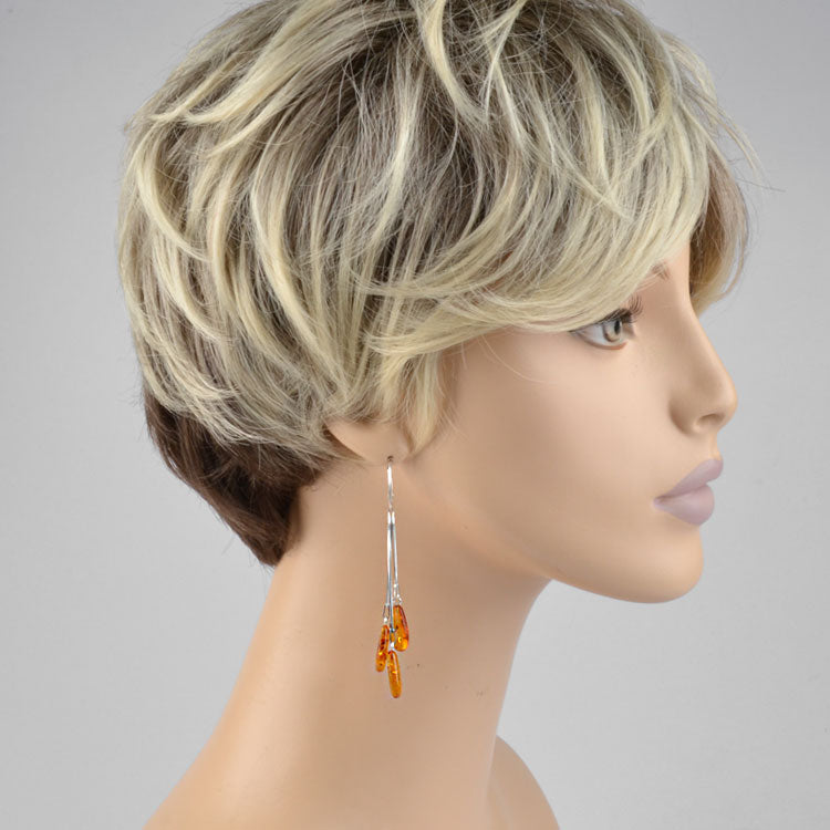 Drops Of Honey Amber Earrings