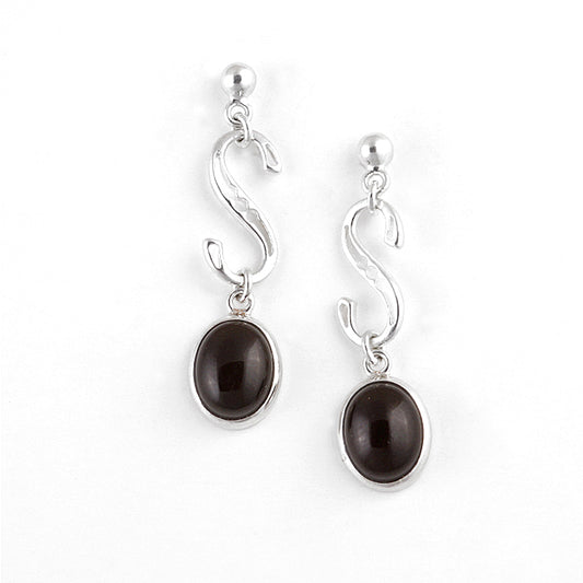 Cherry Amber Drop Earrings