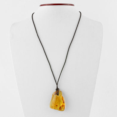 Unisex Natural Amber Necklace