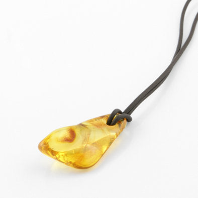 Naturally Amber Unisex Pendant Necklace