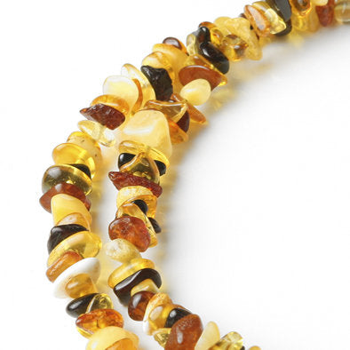 Two Yards of Multi-colored Amber Necklace