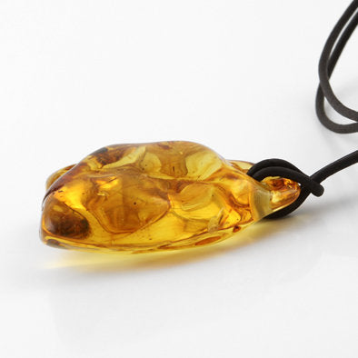 Handsome Unisex Natural Amber Necklace