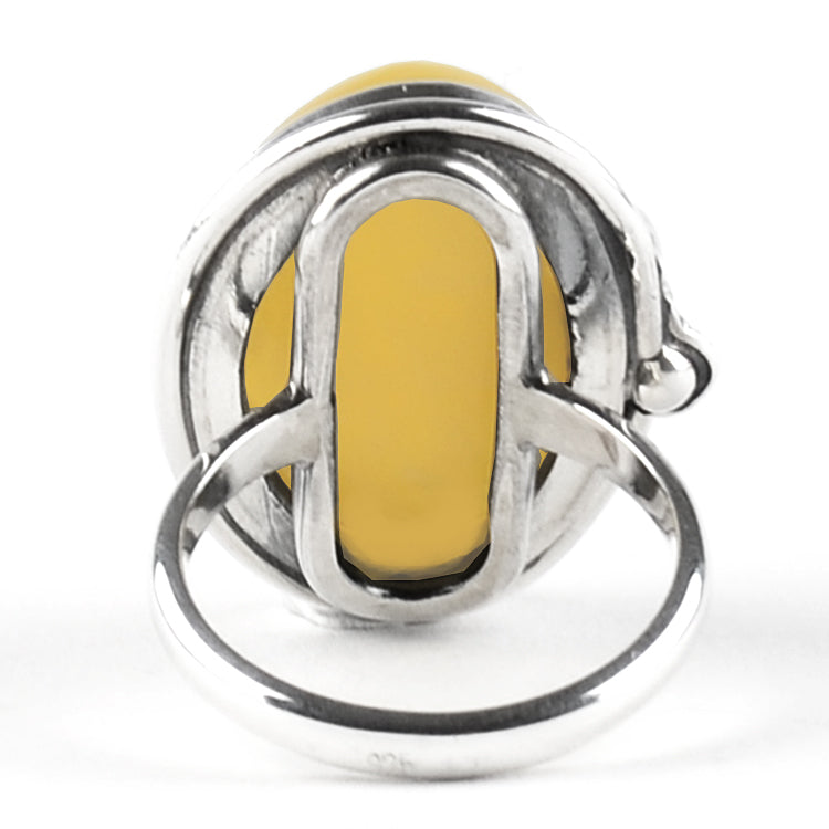 Classic Butterscotch Amber Ring