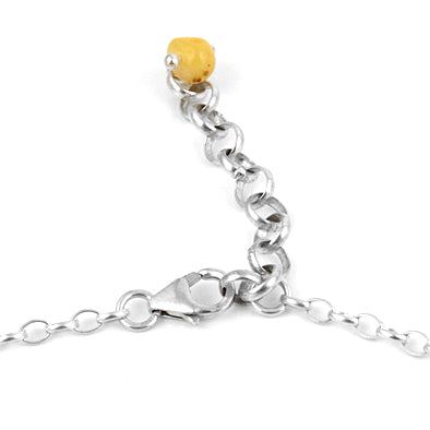 Turquoise & Butterscotch Amber Necklace