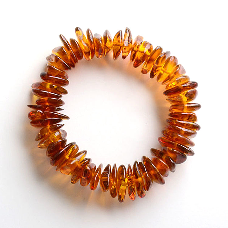 Chips of Amber Stretchy Bracelet