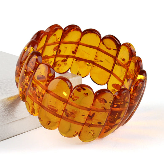 Glowing Honey Amber Bracelet