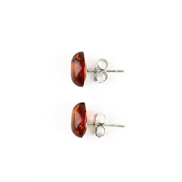 Perfect Amber Stud Earrings
