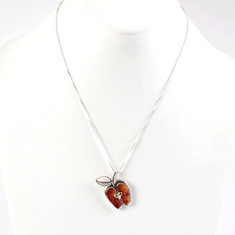 Amber Apple Pendant