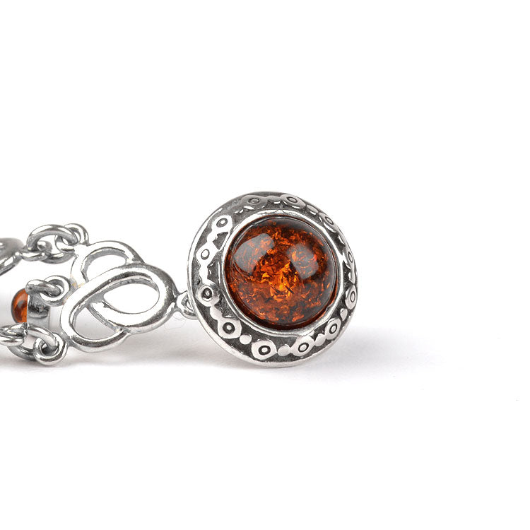 Cognac Chandelier Earrings