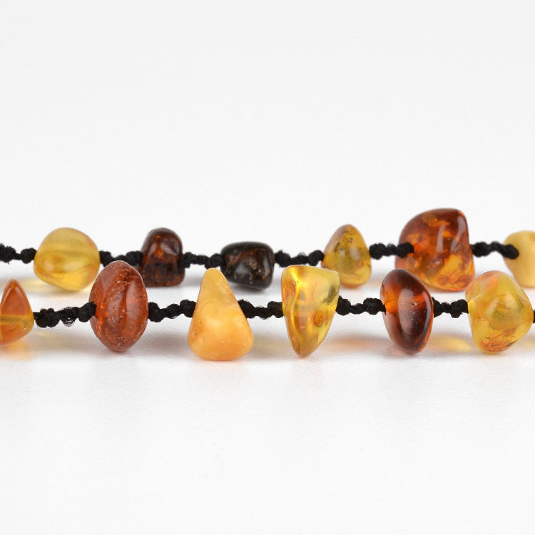 Colorful 48" Amber Necklace