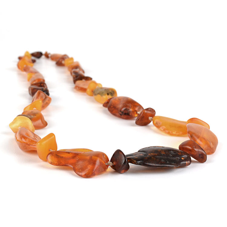 Pure Amber Chunks Necklace