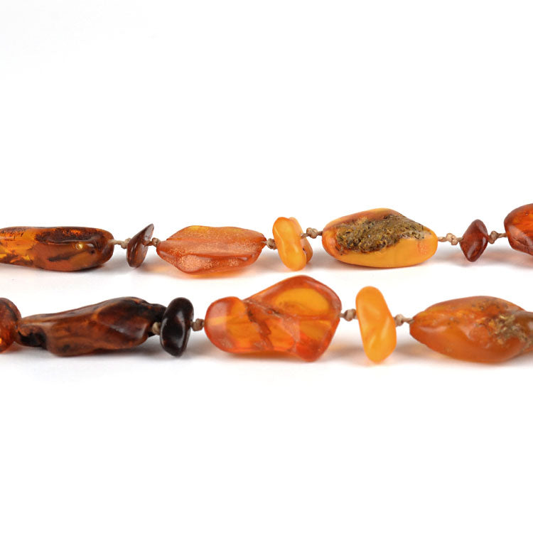 Pure Amber Chunks Necklace