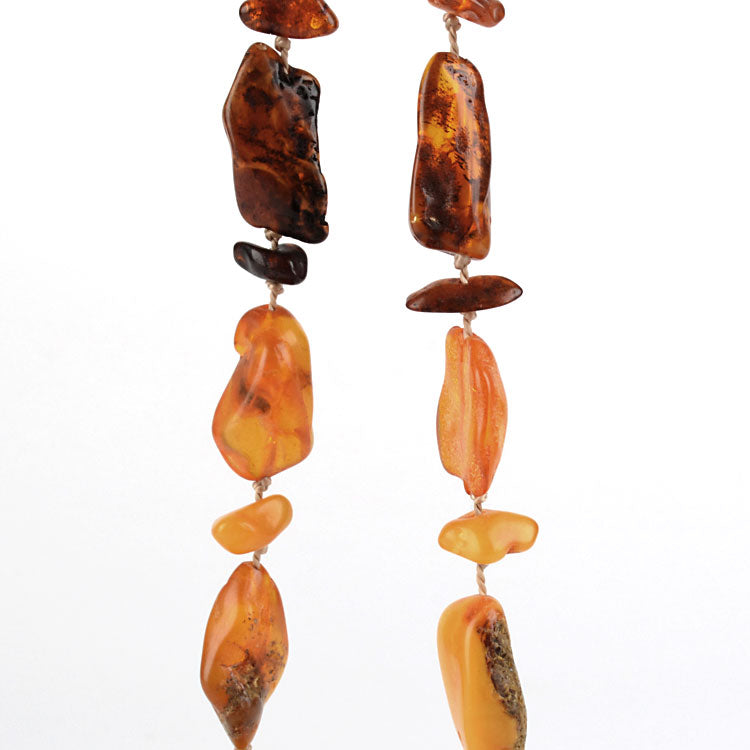 Pure Amber Chunks Necklace